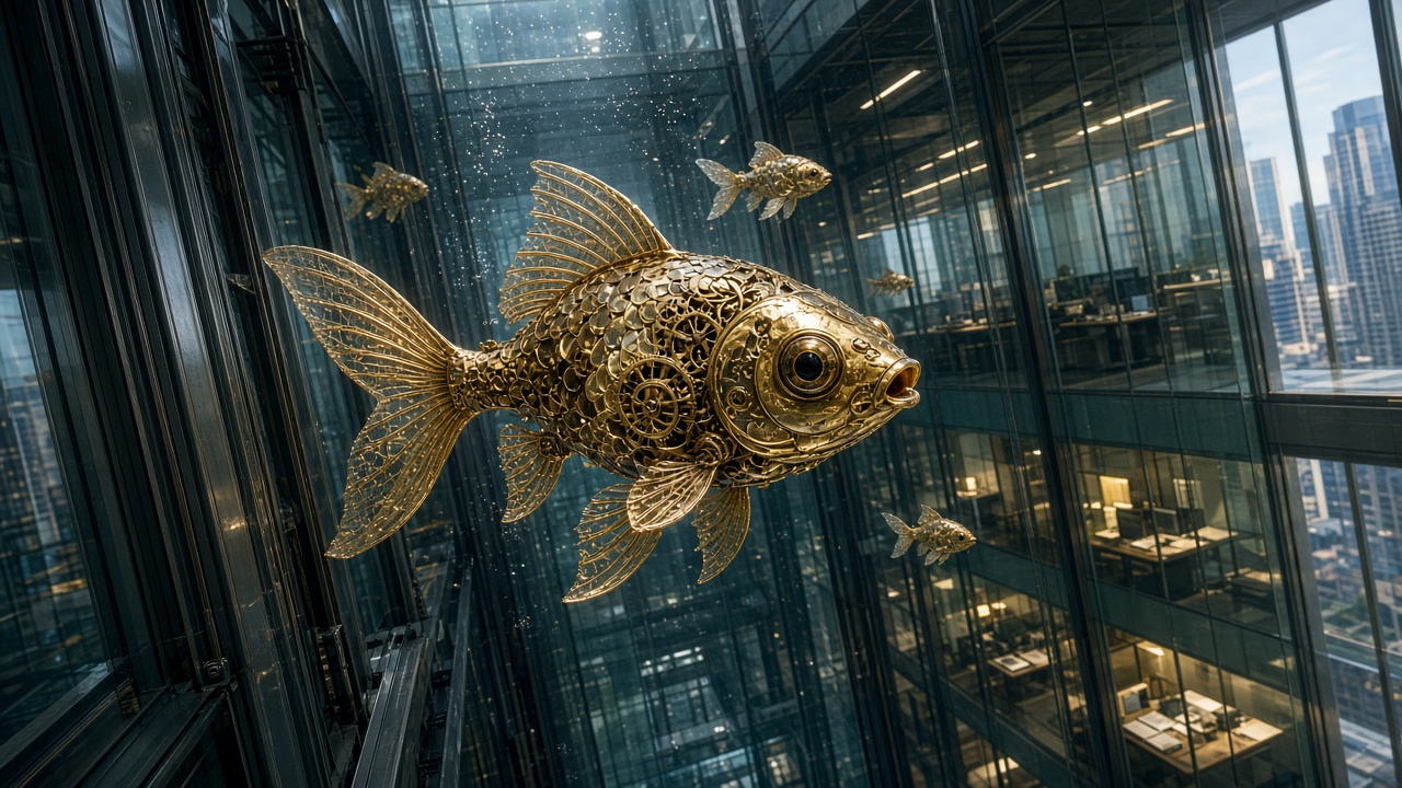 機械の金魚