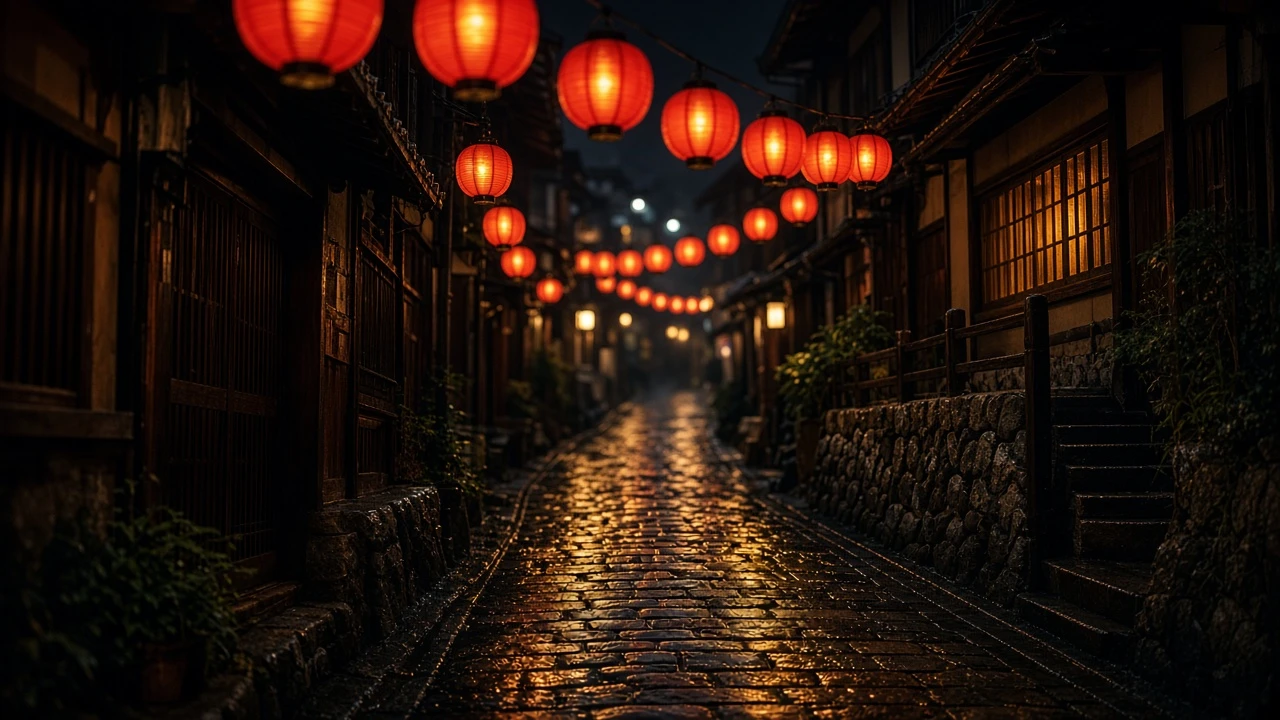 赤提灯の坂