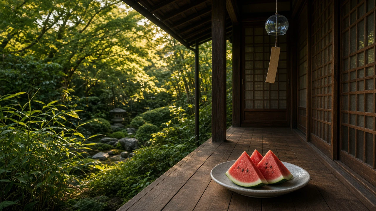 夏の終わりの縁側