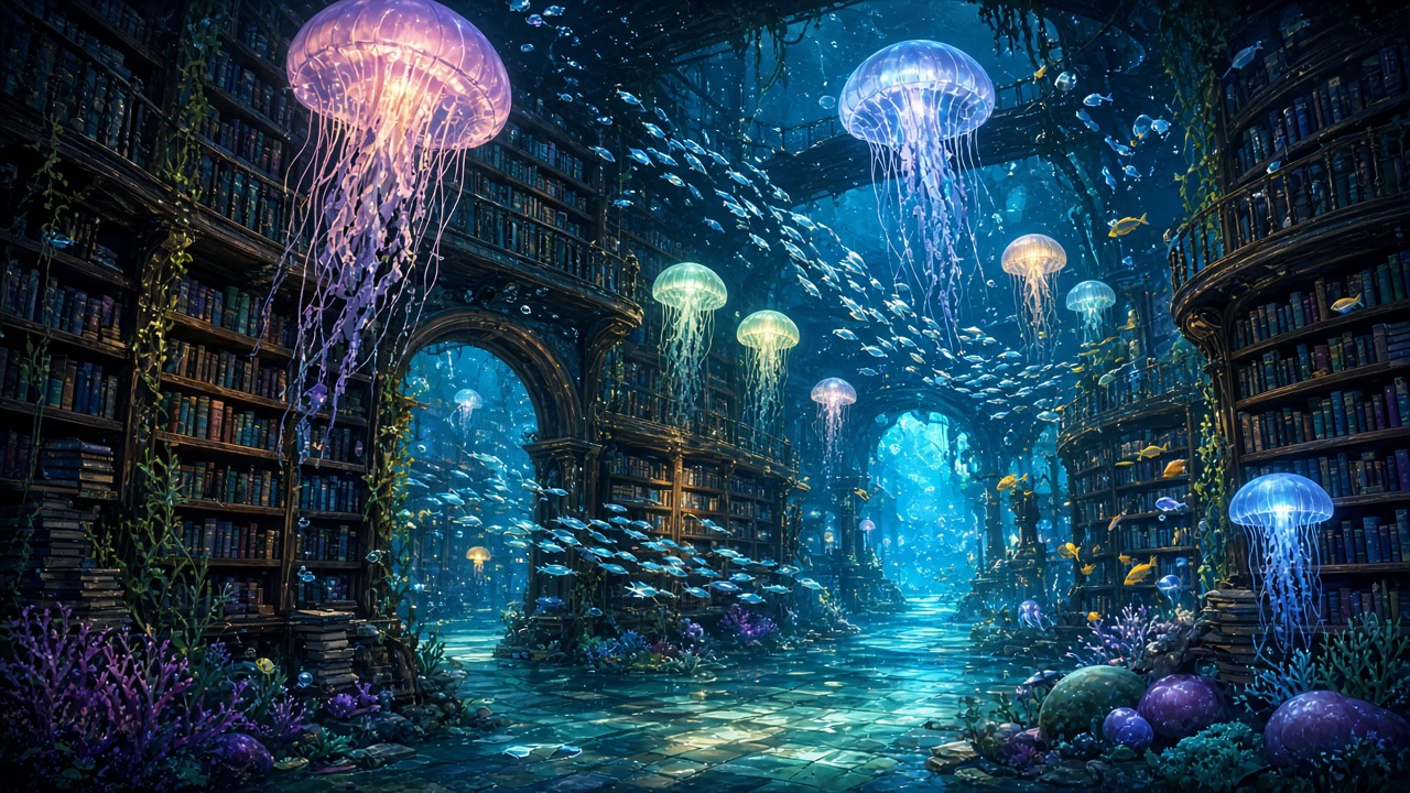 海底の図書館