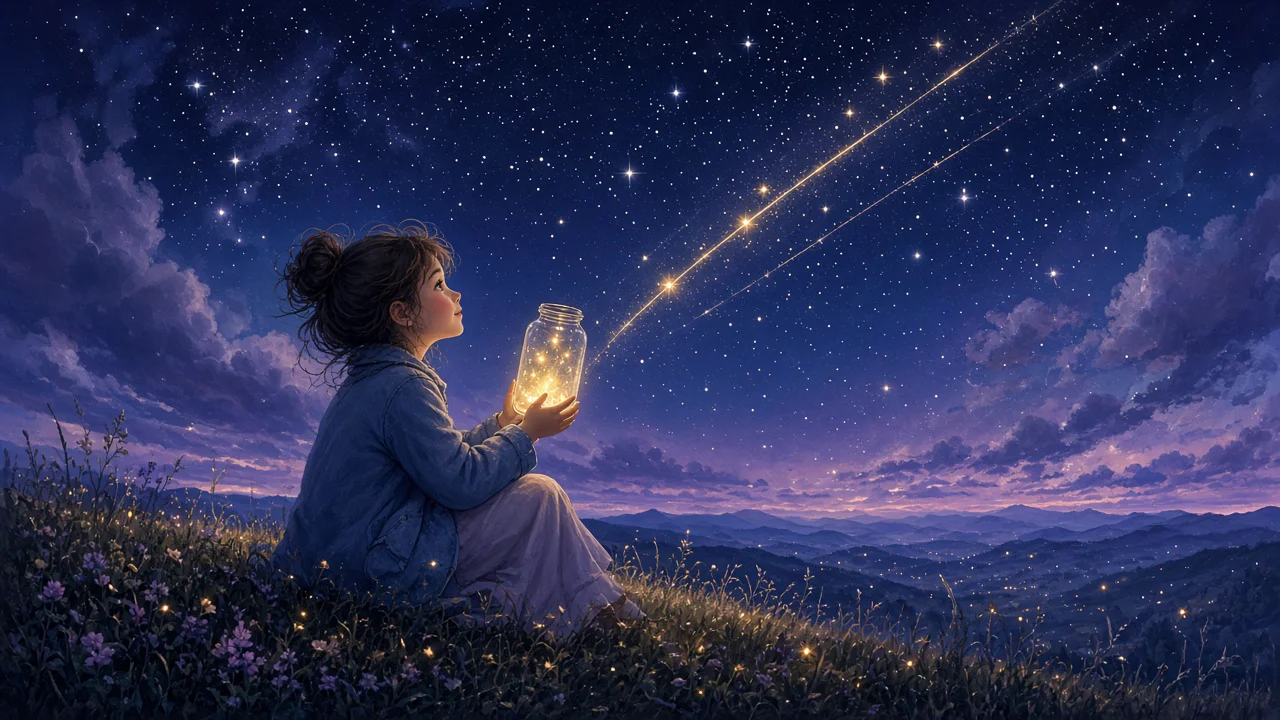 星を集める少女